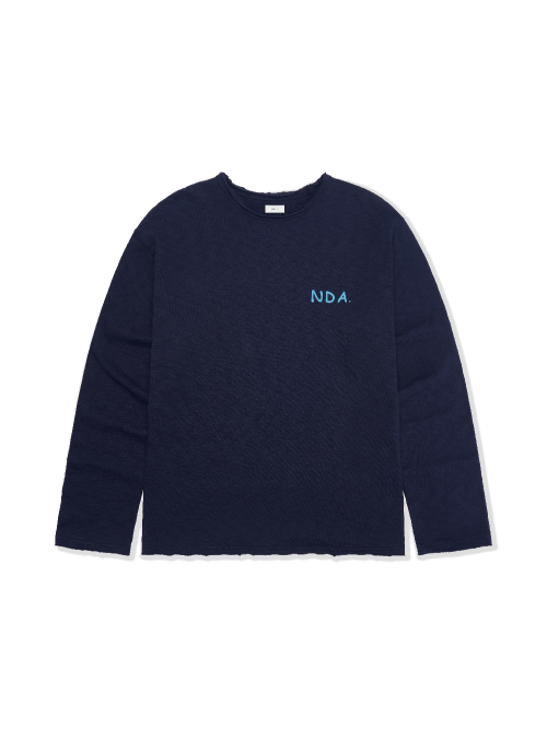 NDA long sleeve Tee_Navy