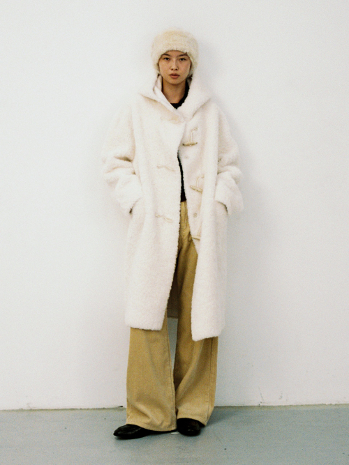 Hooded Duffel Long Coat (2color)