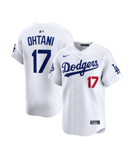 파나틱스() NIKE Dodgers Shohei Ohtani Uniform Limited Jersey Home White 2025 WS Championship Patch 상품 이미지