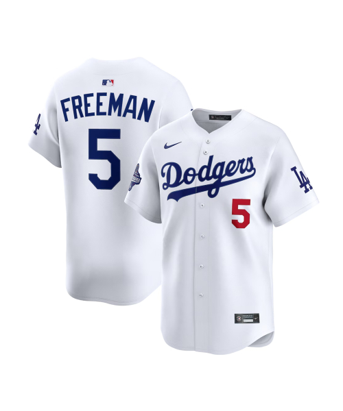 파나틱스() NIKE Dodgers Freddie Freeman Uniform Limited Jersey Home White 2025 WS Championship Patch 상품 이미지