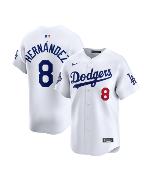 파나틱스() NIKE Dodgers Kique Hernandez Uniform Limited Jersey Home White 2025 WS Championship Patch 상품 이미지