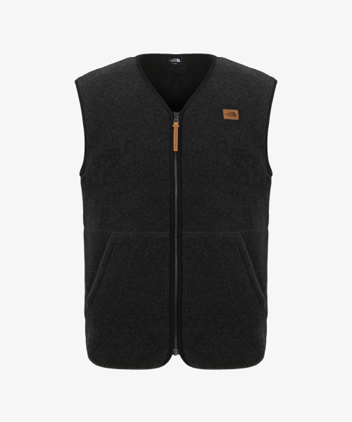 Шерстяной флисовый жилет Vermo NV4FR59A CHARCOAL