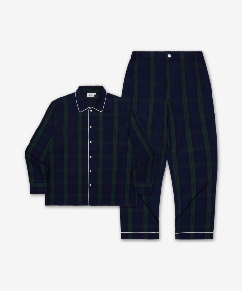 슬리피 존스() [SET] 슬리피 존스 헨리 파자마 - 블랙워치 포플린 / FH25MS001F1531960 상품 이미지