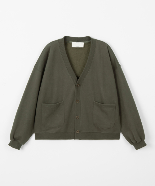 Sweat print кардиган / KHAKI