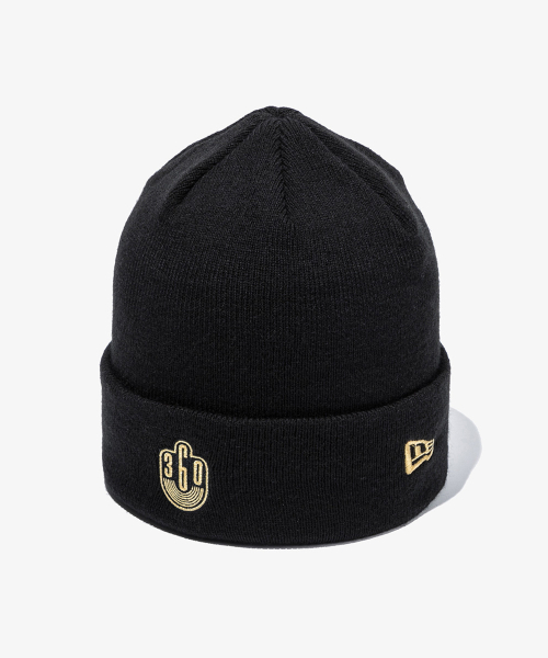 뉴에라() CUFF BEANIE NEW ERA x 360 SOUNDS  BLK 상품 이미지