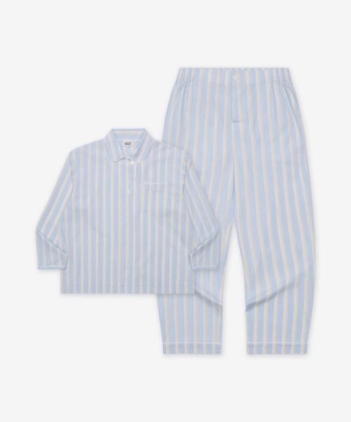 슬리피 존스() [SET] 슬리피 존스 비숍 파자마 - 프렌치 블루 더블 스트라이프 / FH25WS006F1533406 상품 이미지