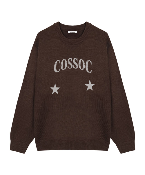CC Star Star вязаный свитер (Brown)