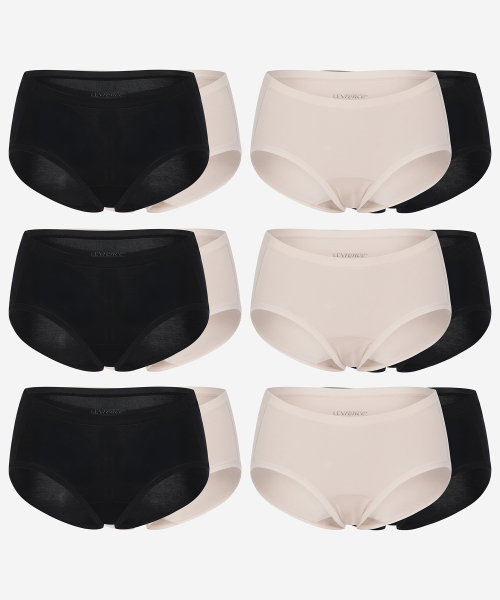 Ежедневный сет Black & Beige 2Pack (12 штук)