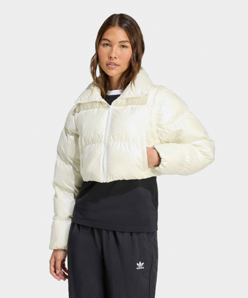 아디다스() 글로시 투인원 크롭 퍼퍼 - 화이트 / JX2990 상품 이미지