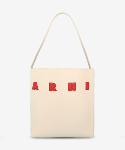 마르니() 뮤제오 호보 스몰 쇼퍼백 - 아이보리 / SHMP0111U0P6483ZO721 상품 이미지