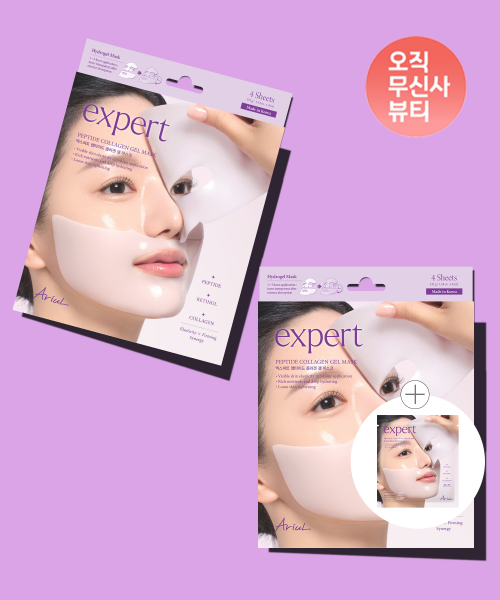 아리얼() [더블기획] 엑스퍼트 펩타이드 콜라겐 겔 마스크_4매입 2개 상품 이미지