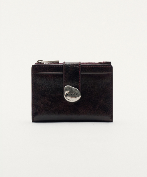 BRIDGE CARD WALLET RED BROWN