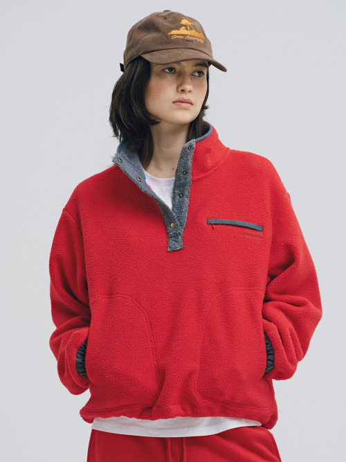 Montana Fleece Anorak (красный)