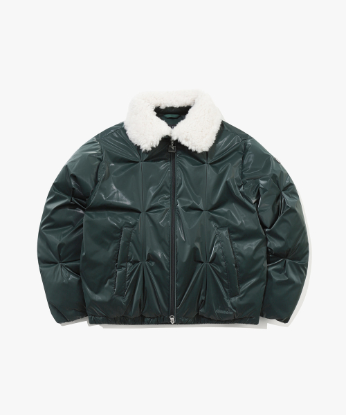 디아도라() 베라피우마 퍼 트림 덕다운 자켓 우먼 GREEN 상품 이미지