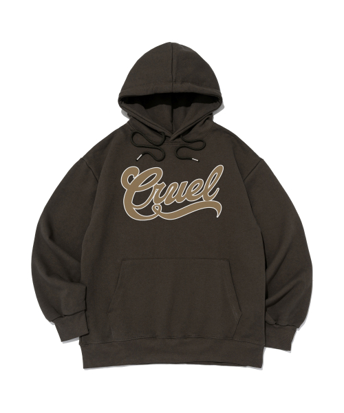 Худи с принтом Cruel Logo (Khaki)
