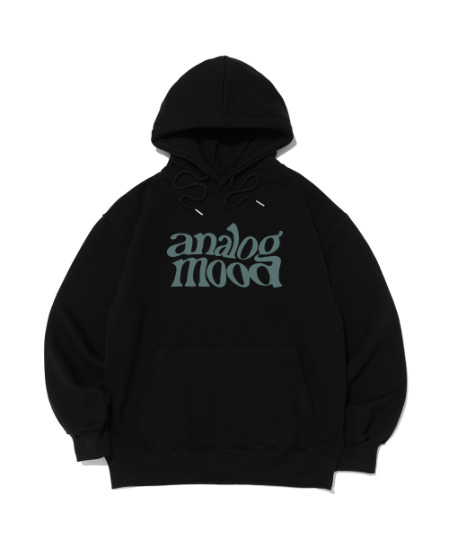 Худи с волновым лого (Black/Mint)