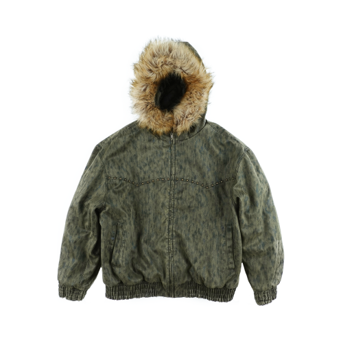 Faux Leather Fur куртка Khaki