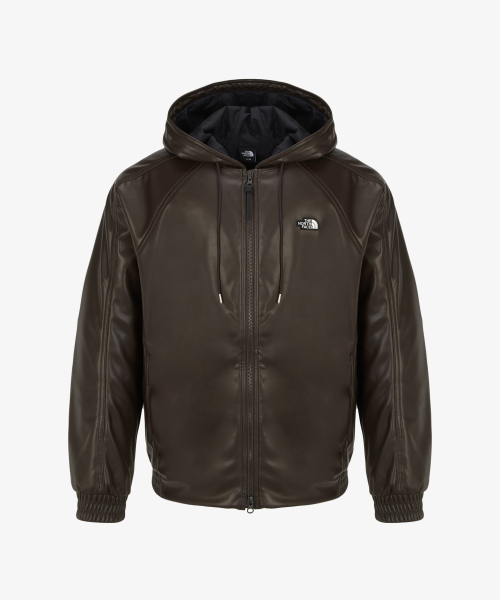 NM5PR52B 루노 후드 집업 BROWN