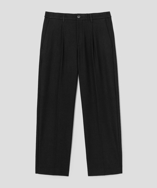 Regular Brushed брюки Pants чёрный