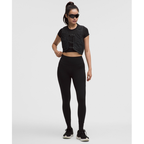 Lululemon Fast and Free тайтсы High Rise 25inch 5 Pocket BLK