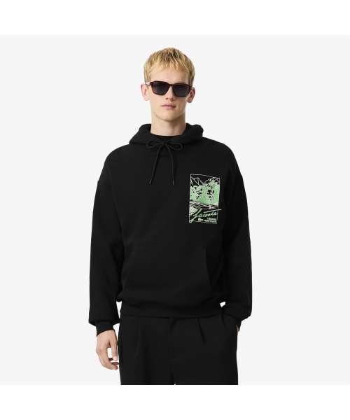 Мужское худи loose fit с начесом и теннисным принтом SH6406-55N 031
