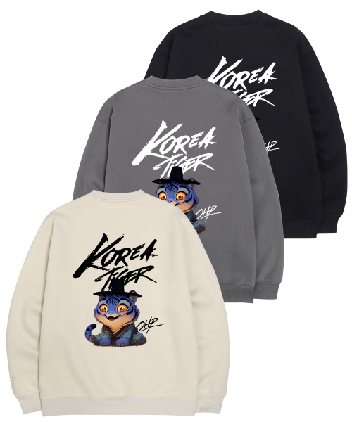 OHPxHARMONIA Joseon Tiger свитшот с начёсом