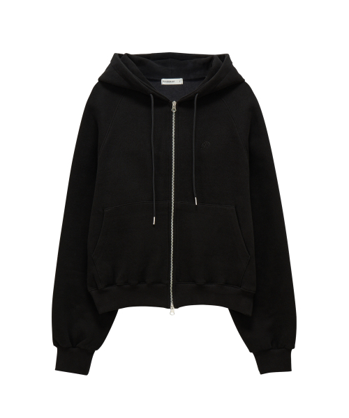 Sheep Fleece Hoody Zipup (black)