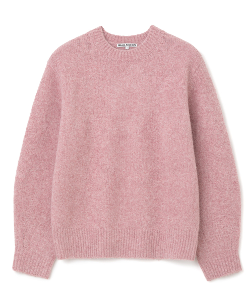 Укороченный силуэтный трикотаж, Melange Pink