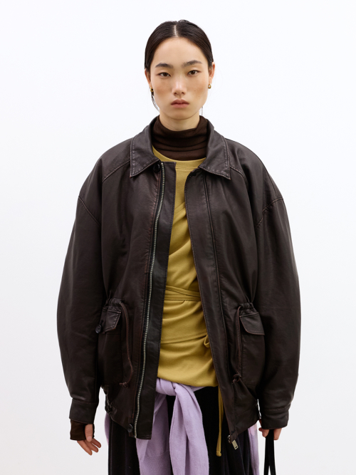 Bennett leather jacket(heavy)