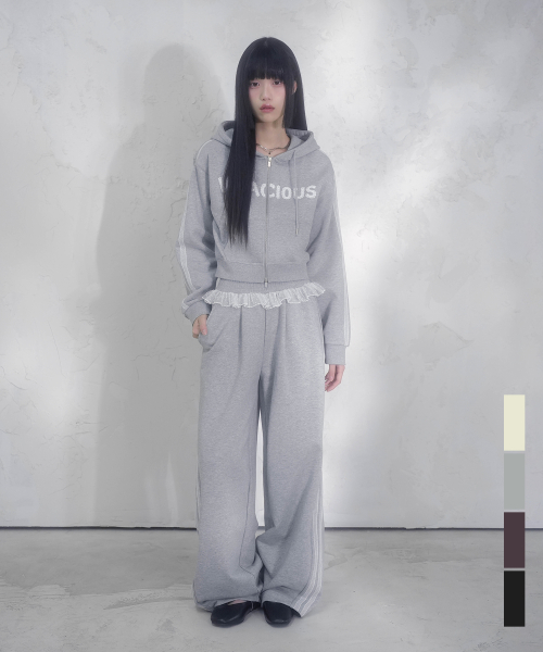 [SET] Halo Hoody Zip-up&Romance Track Pants_4Colors