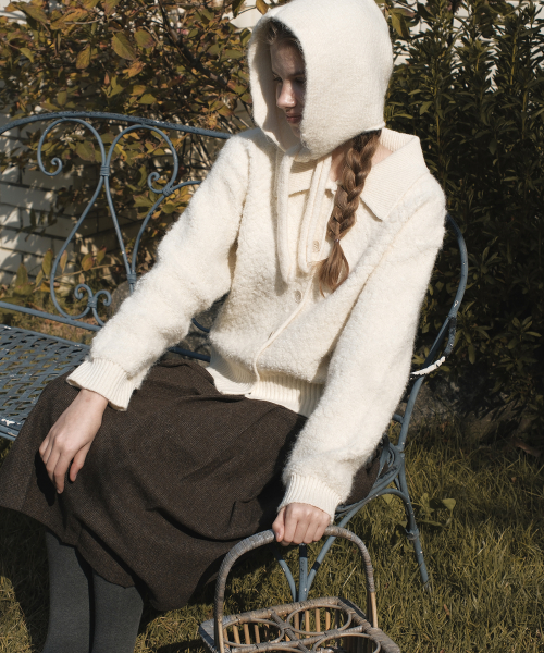 Кардиган Plump с воротником — Ivory