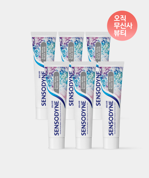 센소다인 엑스트라 화이트 민감성 치약 120g x6개