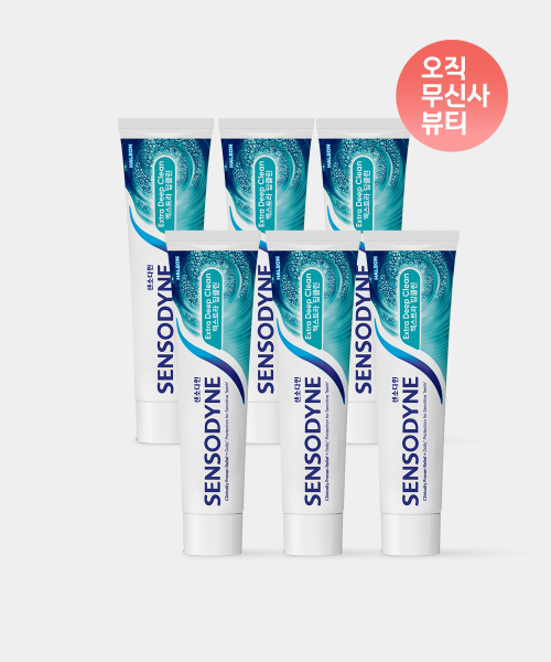 센소다인 엑스트라 딥클린 민감성 치약 120g x6개