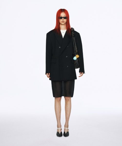YUJI SIGNATURE TAILORED JACKET BLACK