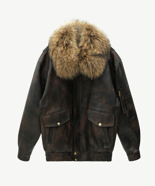 ROCKOON FUR JUMPER BLACK