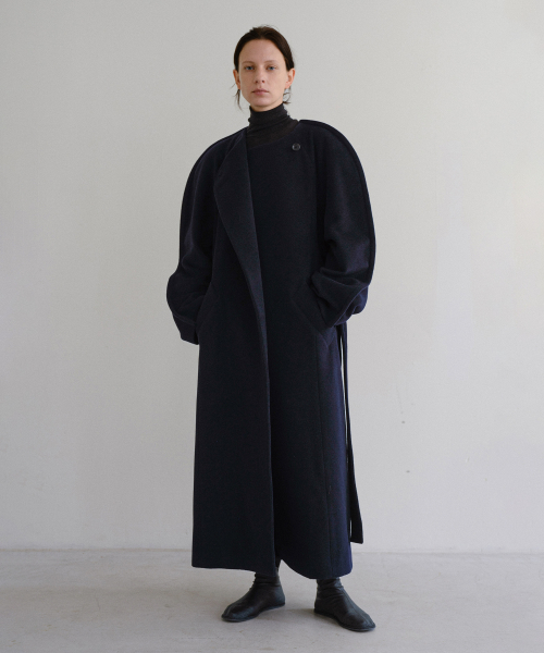 Шерстяное пальто Plova (Deep Navy)