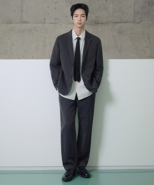 [CITY WORKERS] TAPERED CARMER PANTS [GREY]
