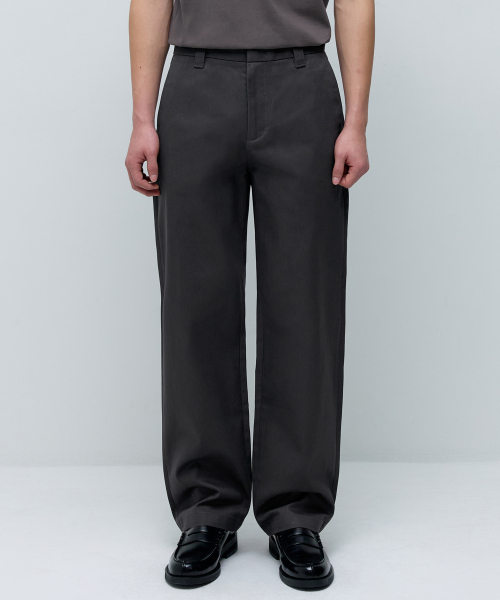SOLID CP REGULAR FIT CHINO PANTS [GREY]