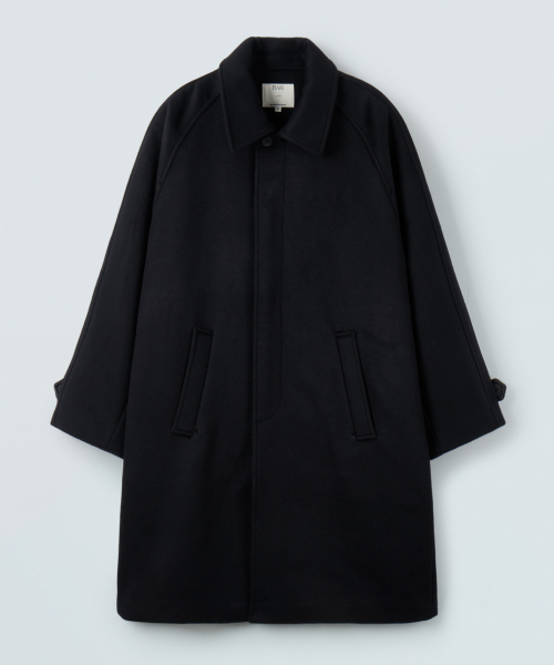 Шерстяное пальто-бальмакаан Poise (Black)