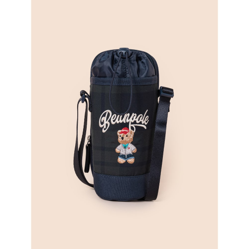 빈폴 키즈() 곰돌이 체크 물병가방  그린 (BI61D2U06M) 상품 이미지