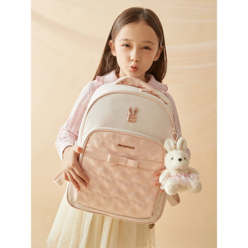 빈폴 키즈() 리본 퀼팅 여아 책가방 2SET  아이보리 (BI61D4G070) 상품 이미지