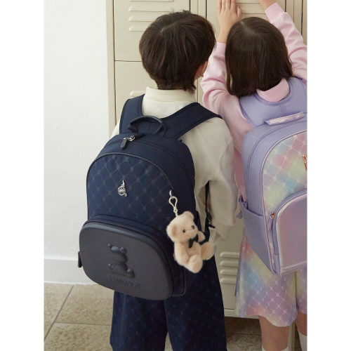빈폴 키즈() 모노그램 몰드형 책가방 2SET  네이비 (BI61D4U07R) 상품 이미지