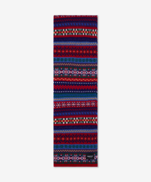 하울린() 퓨처 이즈 믹스드 업 머플러 - 레드 / HOWU252PAMF088RD 상품 이미지