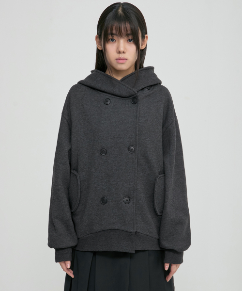 Double Hoodie (FL-101_Charcoal)