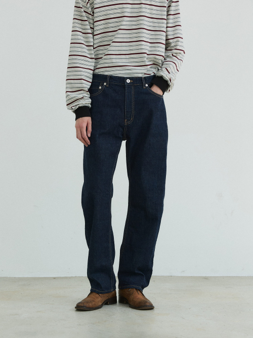 Regular Washed Denim - Raw Indigo