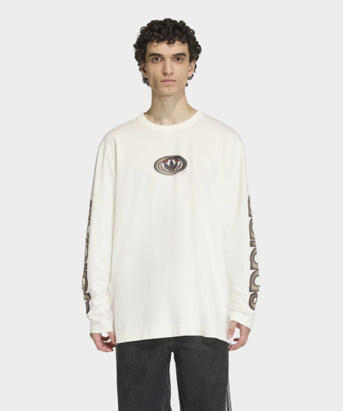 아디다스() 그래픽 롱 슬리브 티 - 화이트 / KS6859 상품 이미지