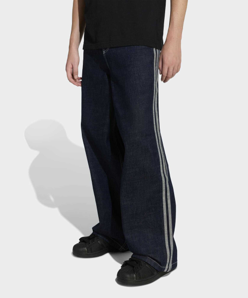 아디다스() 90s 얼터너티브 스포츠 와이드 레그 스케이터 진 - 네이비 / KS6916 상품 이미지