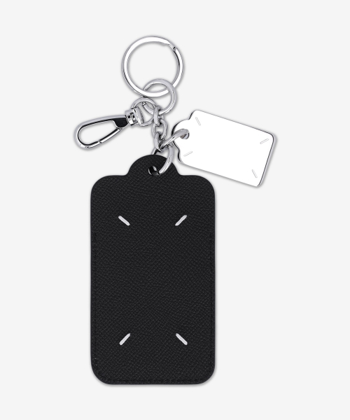 메종 마르지엘라() 더블 택 키링 카드 홀더 - 블랙 / SA2UA0013P4745T8013 상품 이미지