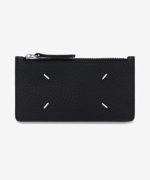 메종 마르지엘라() 스티치 지퍼 카드 홀더 - 블랙 / S56UI0143P4455T8013 상품 이미지