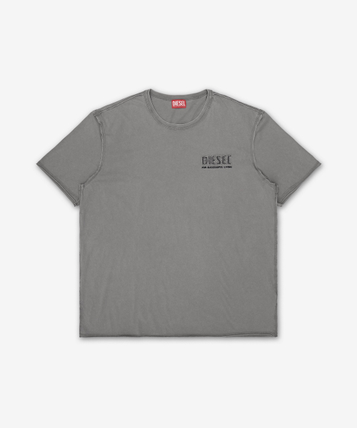 디젤() T-로우 저스트-V1 반소매 티셔츠 - 그레이 / A209580KMAH97D 상품 이미지